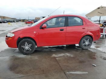  Salvage Chevrolet Aveo