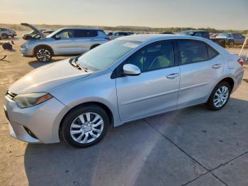  Salvage Toyota Corolla