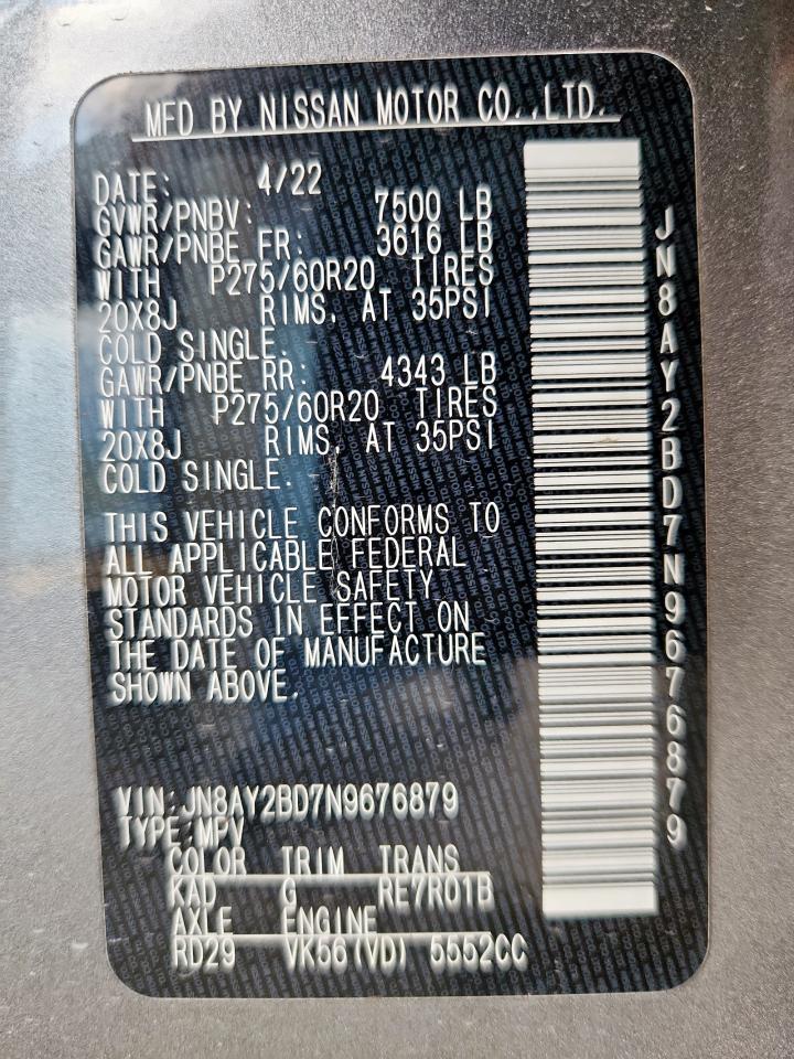 Nissan Armada Sl Image 13