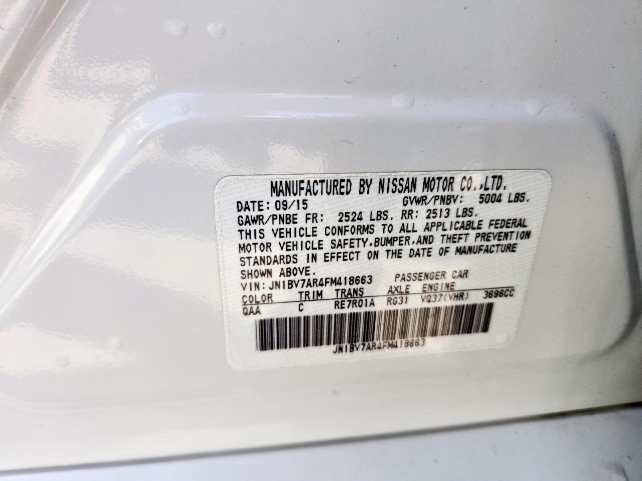 INFINITI Q50 Base Image 7