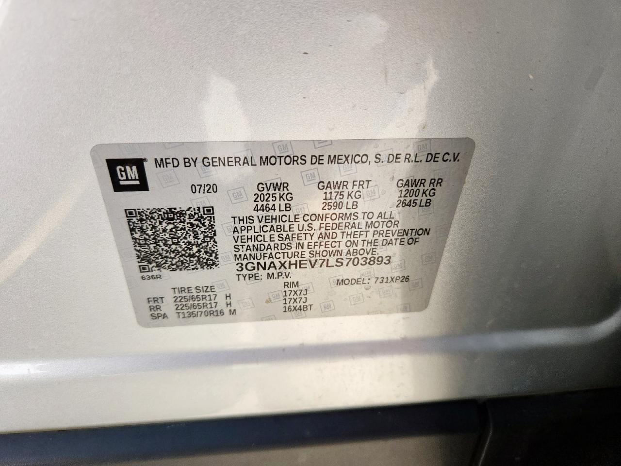 Chevrolet Equinox Ls Image 8