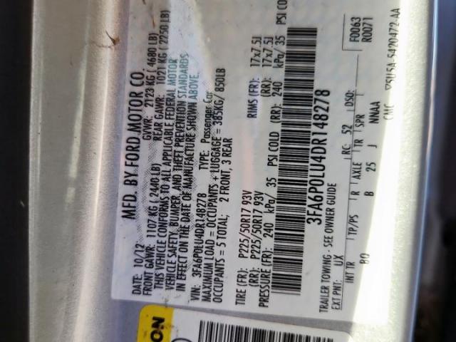 Ford Fusion Se Hybrid Image 2