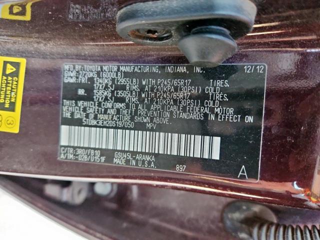 Toyota Highlander Base Image 12