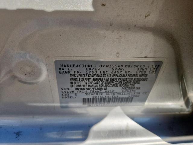 Nissan Versa S Image 8