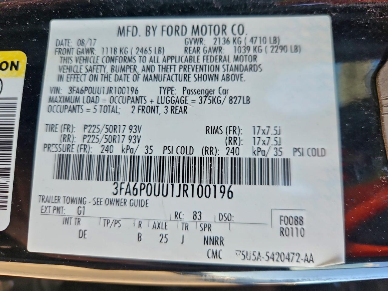 Ford Fusion S Hybrid Image 12