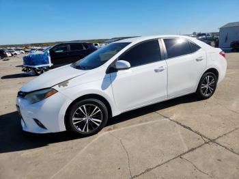  Salvage Toyota Corolla