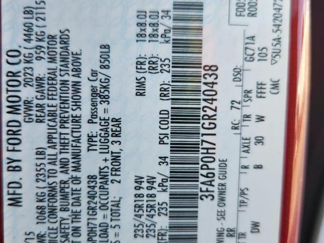 Ford Fusion Se Image 9