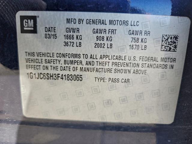 Chevrolet Sonic Lt Image 9