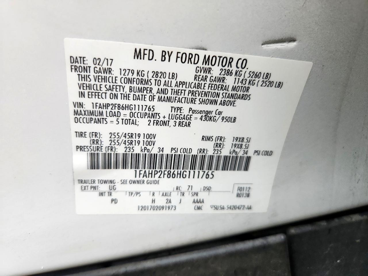 Ford Taurus Limited Image 5