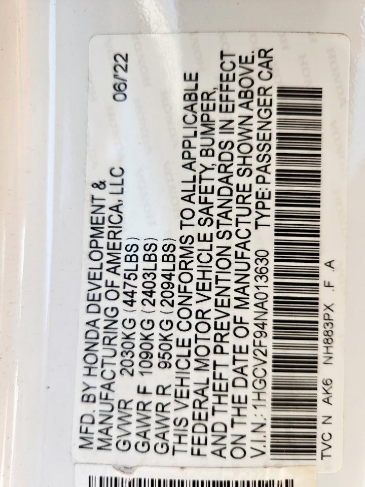 Honda Accord Touring Image 11