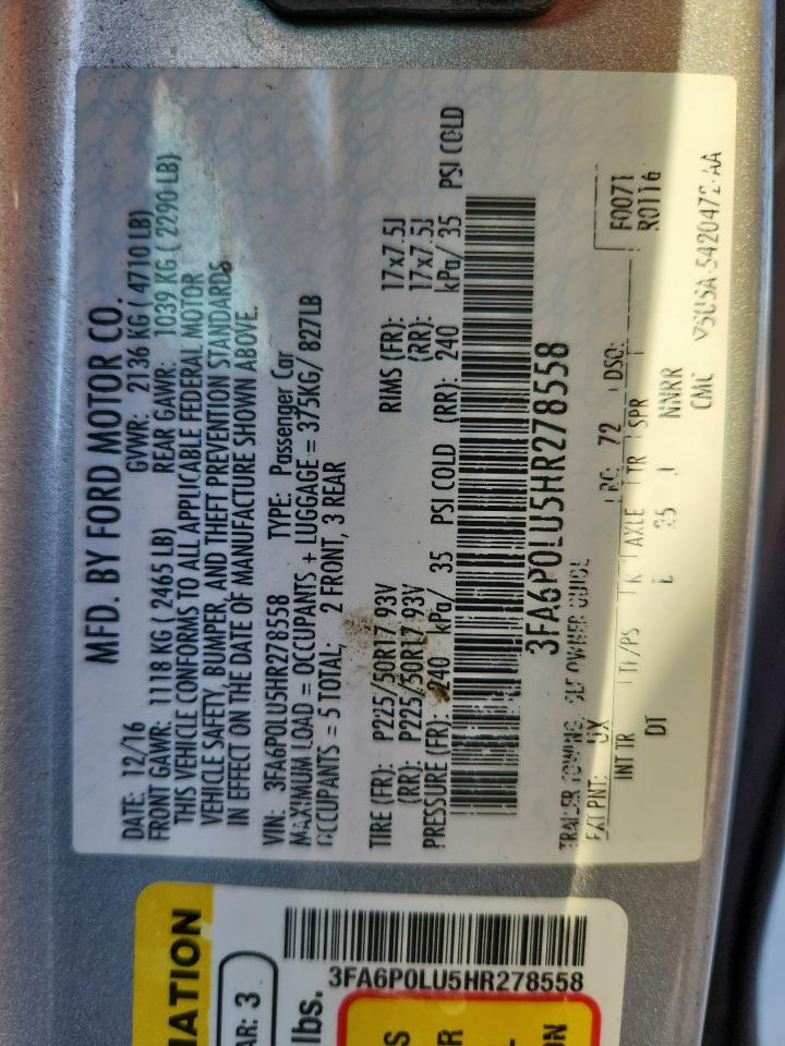 Ford Fusion Se Hybrid Image 2