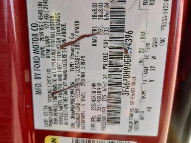 Ford Fusion Se Image 9