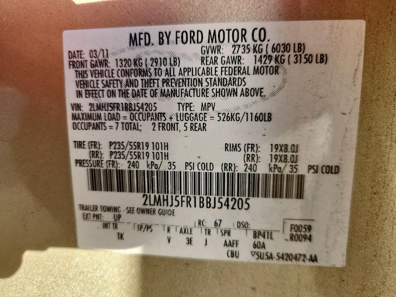 Lincoln MKT Image 12