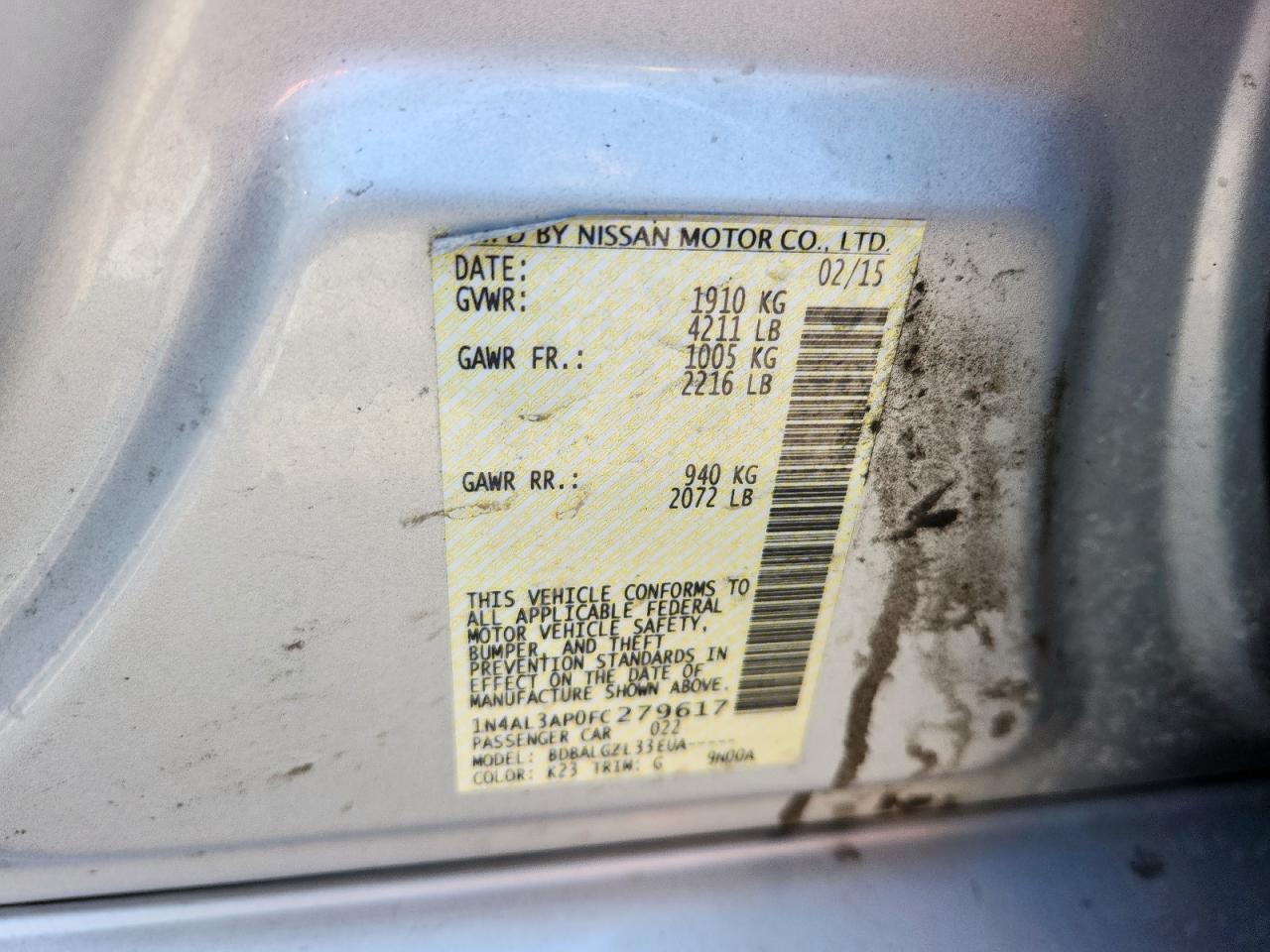 Nissan Altima 2.5 Image 12