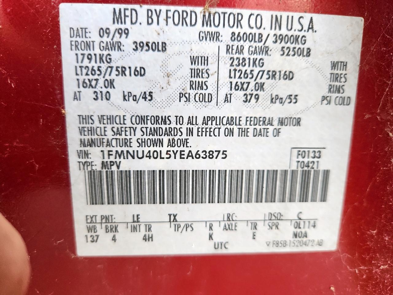 Ford Excursion Xlt Image 12