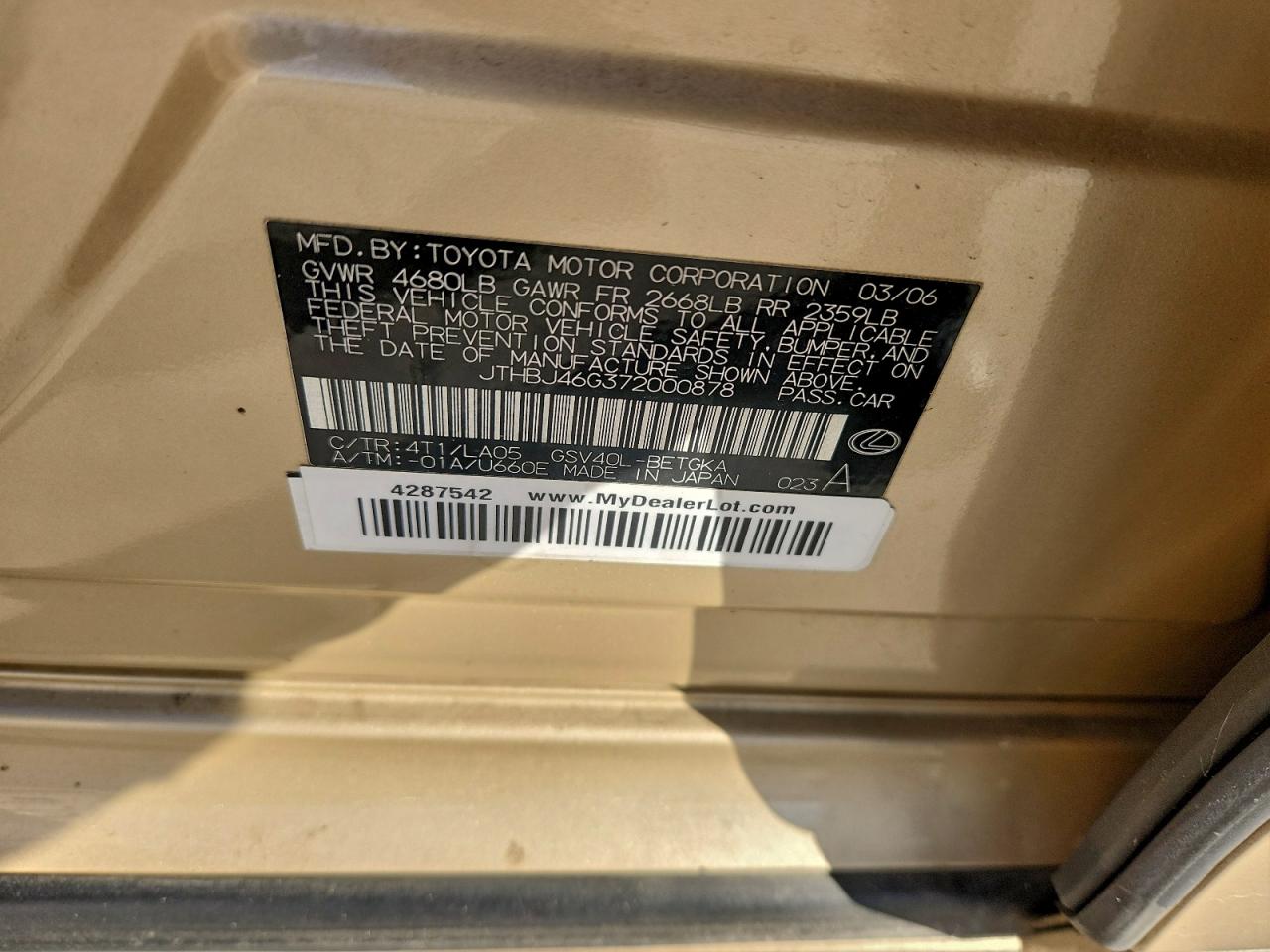 Lexus Es 350 Image 11