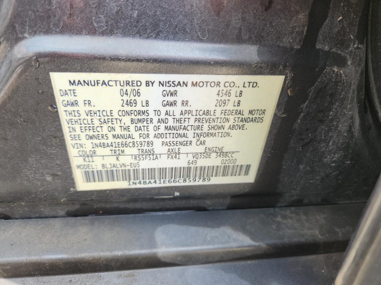 Nissan Maxima Se Image 6