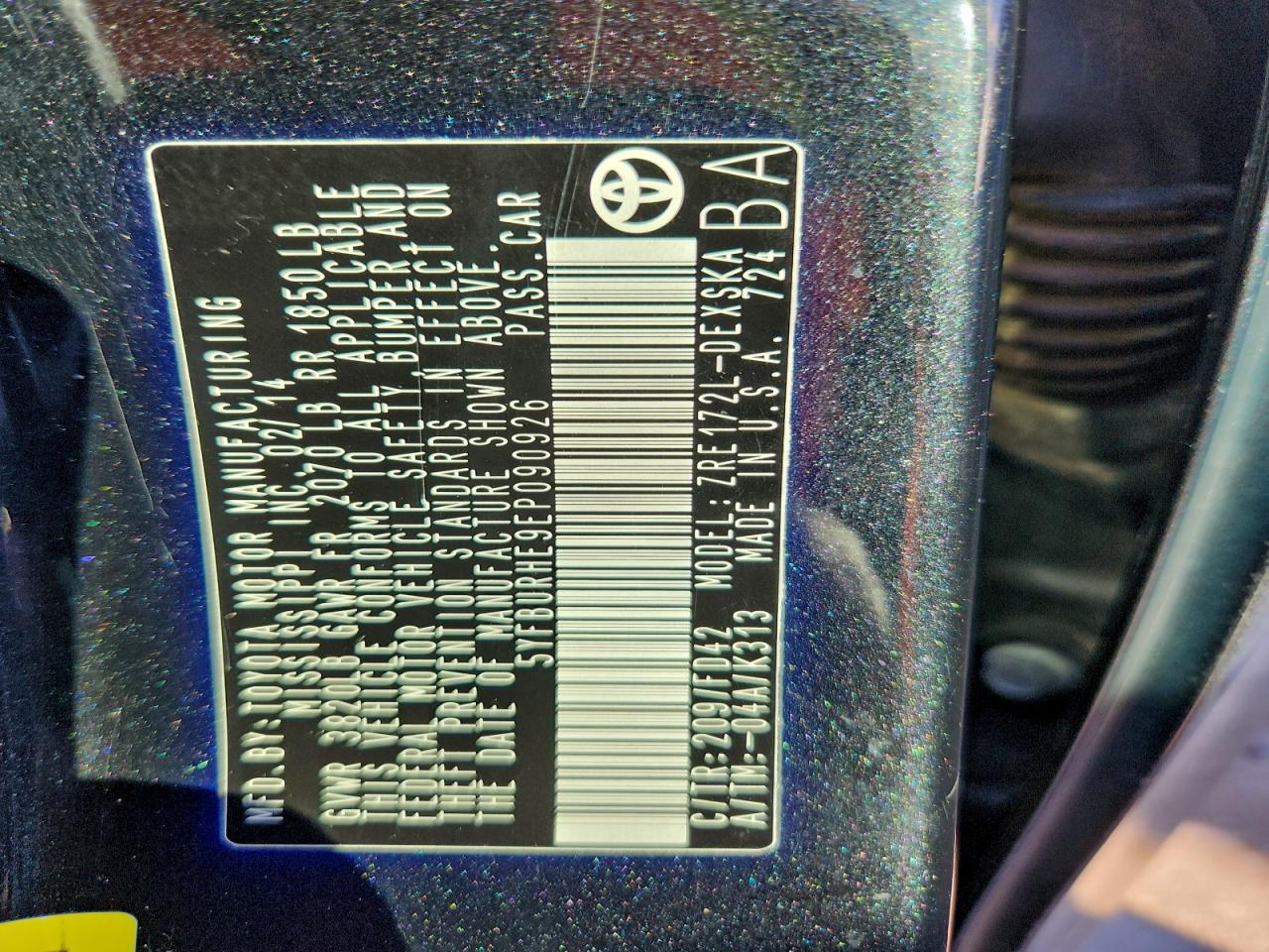 Toyota Corolla L Image 10