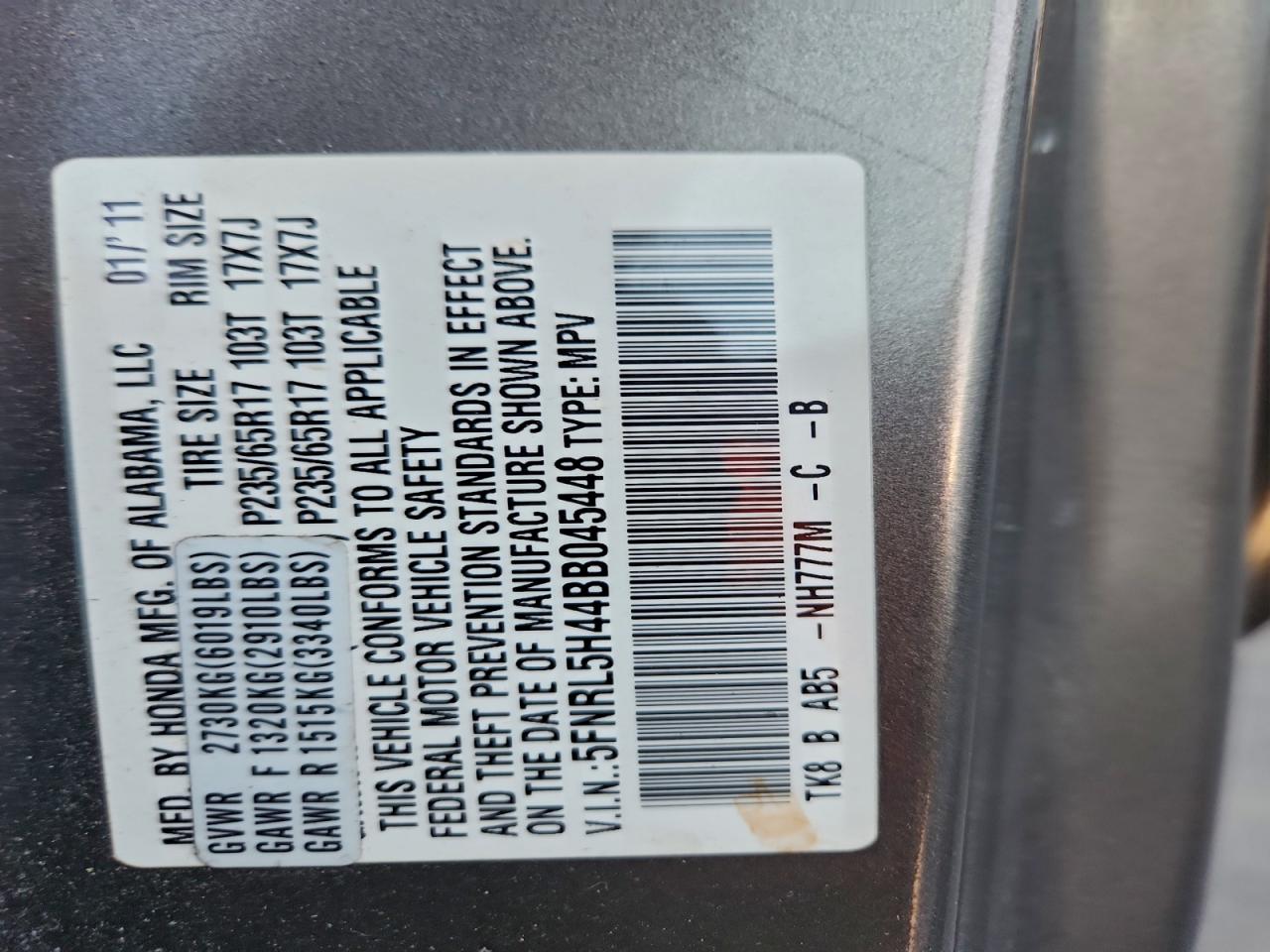 Honda Odyssey Ex Image 12