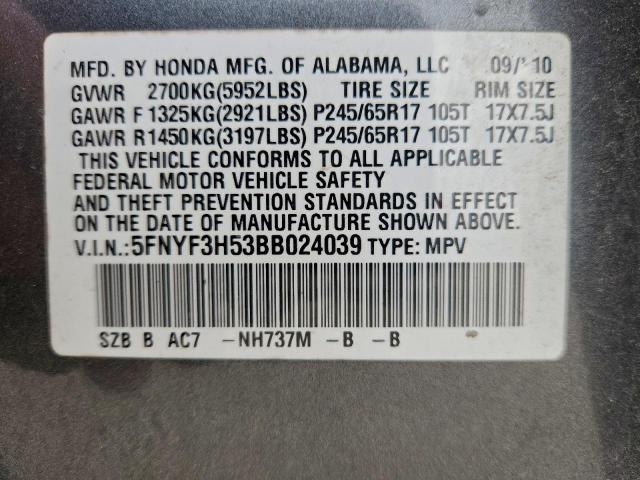 Honda Pilot Exl Image 8